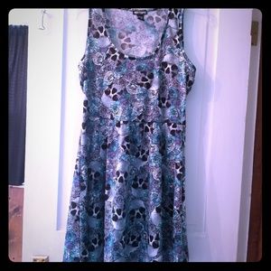 Hot Topic Dresses - Hot Topic watercolor Skull dress Hot Topic Dresses - Hot Topic watercolor Skull dress